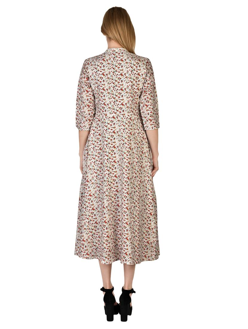 floral flared dress - 17650045 - Zoom Image - 2