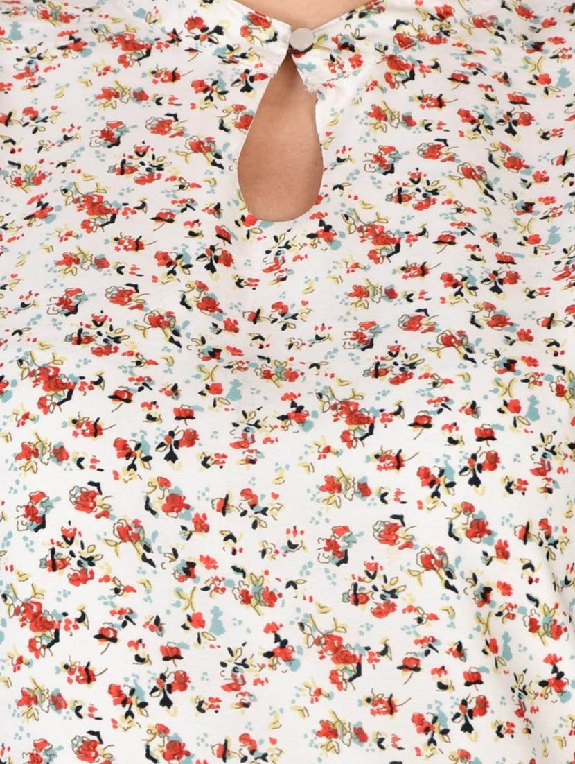 floral flared dress - 17650045 - Zoom Image - 4