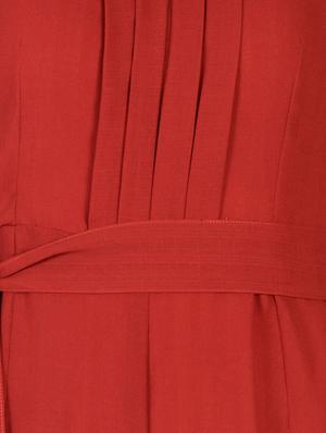tie front full leg jumpsuit - 17650058 - Standard Image - 4