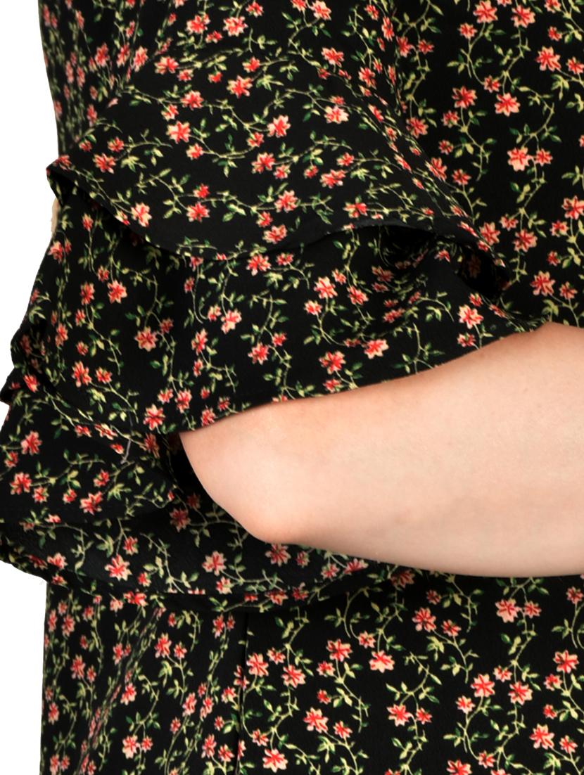 bell sleeves floral top - 17650088 - Zoom Image - 5