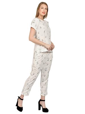round neck printed top - 17650090 - Standard Image - 2