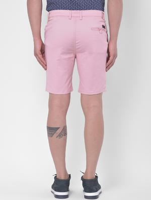 pink solid bermuda short - 17650215 - Standard Image - 3