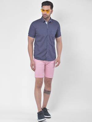 pink solid bermuda short - 17650215 - Standard Image - 4
