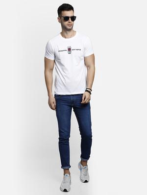 blue light washed denim jeans - 17650218 - Standard Image - 4