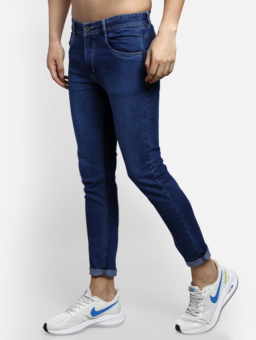 blue light washed denim jeans - 17650218 - Zoom Image - 2