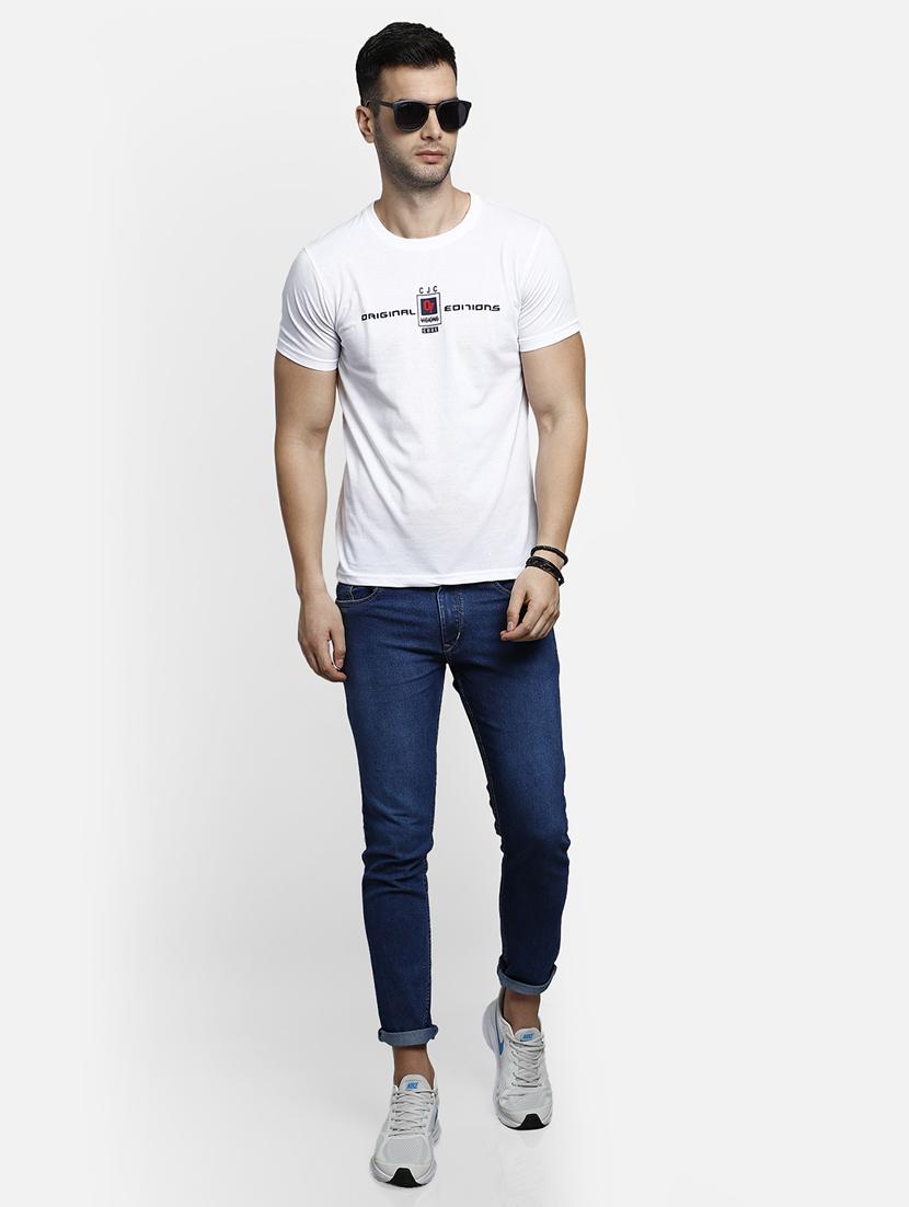 blue light washed denim jeans - 17650218 - Zoom Image - 4