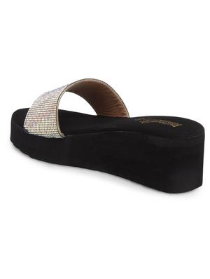 butterflies steps latest collection, comfortable wedges sandal for women's & girl's(silver)(ghs-0084slv-s3) - 17650463 - Standard Image - 3