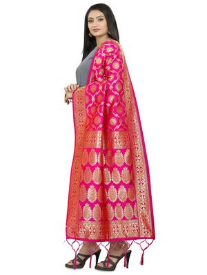 self design banarasi dupatta - 17651106 - Standard Image - 2