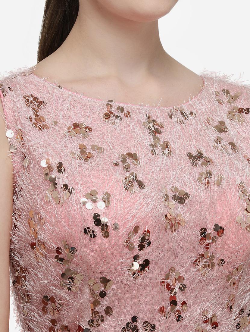 pink silk solid blouse - 17651161 - Zoom Image - 4