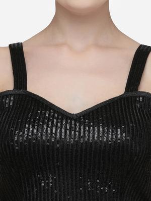 black silk embroidered blouse - 17651180 - Standard Image - 4