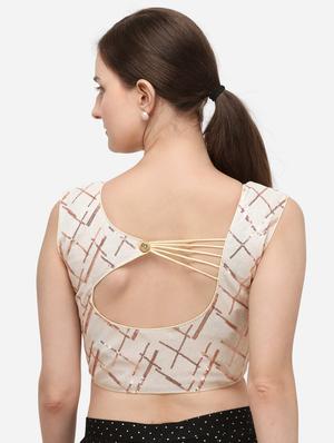 white cotton embroidered blouse - 17651210 - Standard Image - 3