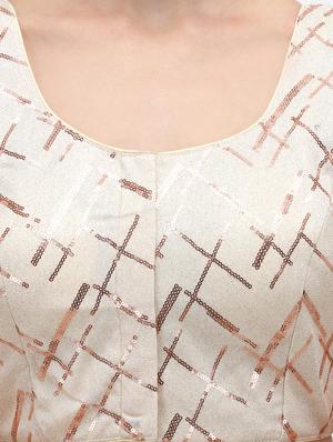 white cotton embroidered blouse - 17651210 - Standard Image - 4