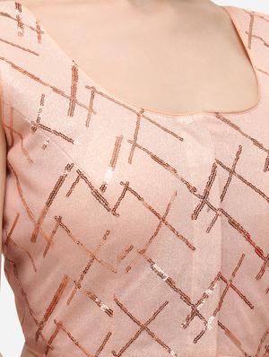 orange cotton embroidered blouse - 17651211 - Standard Image - 4