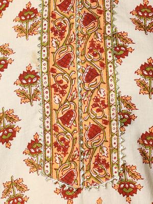beige cotton kurta pant set - 17651414 - Standard Image - 5