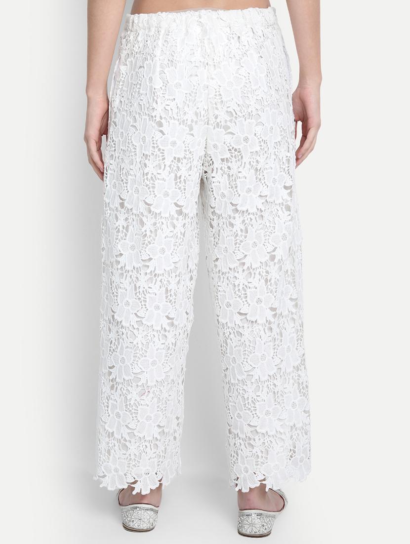 mid rise laced palazzo - 17651644 - Zoom Image - 3