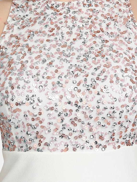 halter neck embellished dress - 17651653 - Zoom Image - 5
