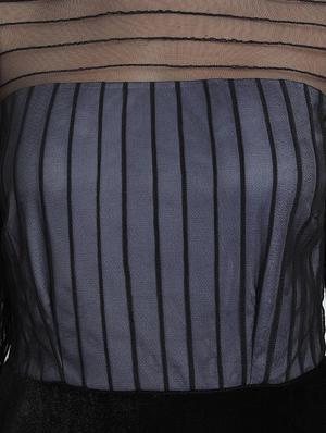 mock neck self design bodycon dress - 17651661 - Standard Image - 5