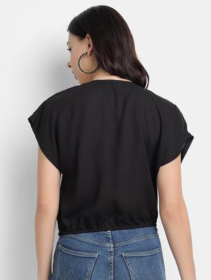 cap sleeves embellished top - 17651665 - Standard Image - 3