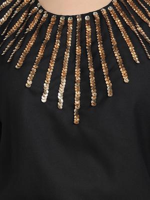 cap sleeves embellished top - 17651665 - Standard Image - 5