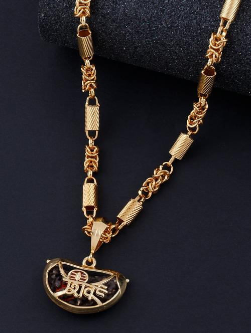 gold metal pendant - 17652093 - Very Small Image - 1
