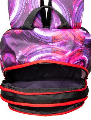 red polyester backpack - 17652263 - Standard Image - 3