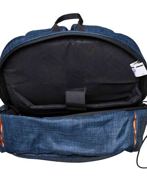 blackblue polyester backpack - 17652747 - Standard Image - 3