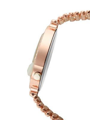 wm white dial copper stainless steel strap watch for women and girls - 17652776 - Standard Image - 3