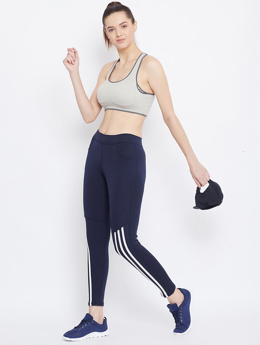 navy blue polyester track pants - 17652850 - Zoom Image - 4