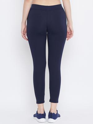 navy blue polyester track pants - 17652853 - Standard Image - 3