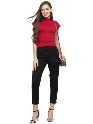 high rise crop pants - 17652857 - Standard Image - 4