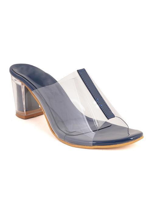 blue tpu slip on sandals - 17652999 - Standard Image - 1