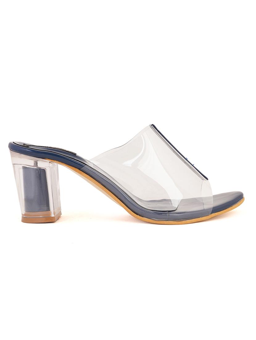 blue tpu slip on sandals - 17652999 - Zoom Image - 2