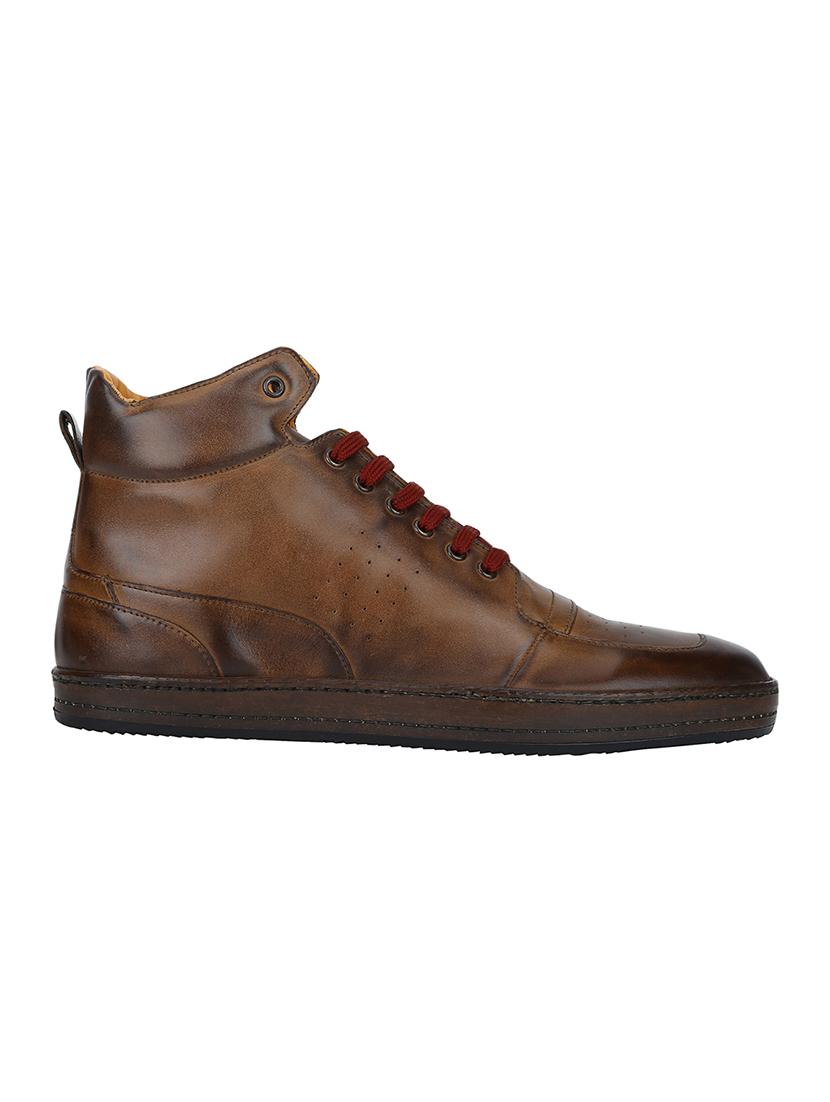 tan leather lace up boots - 17653343 - Zoom Image - 2