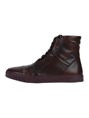brown leather lace up boots - 17653348 - Standard Image - 3
