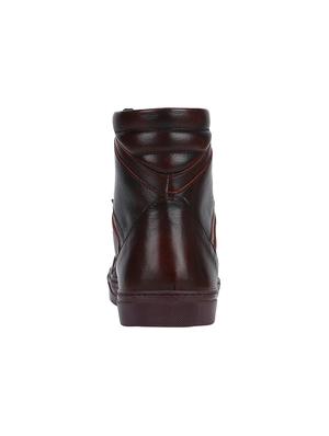 brown leather lace up boots - 17653348 - Standard Image - 4