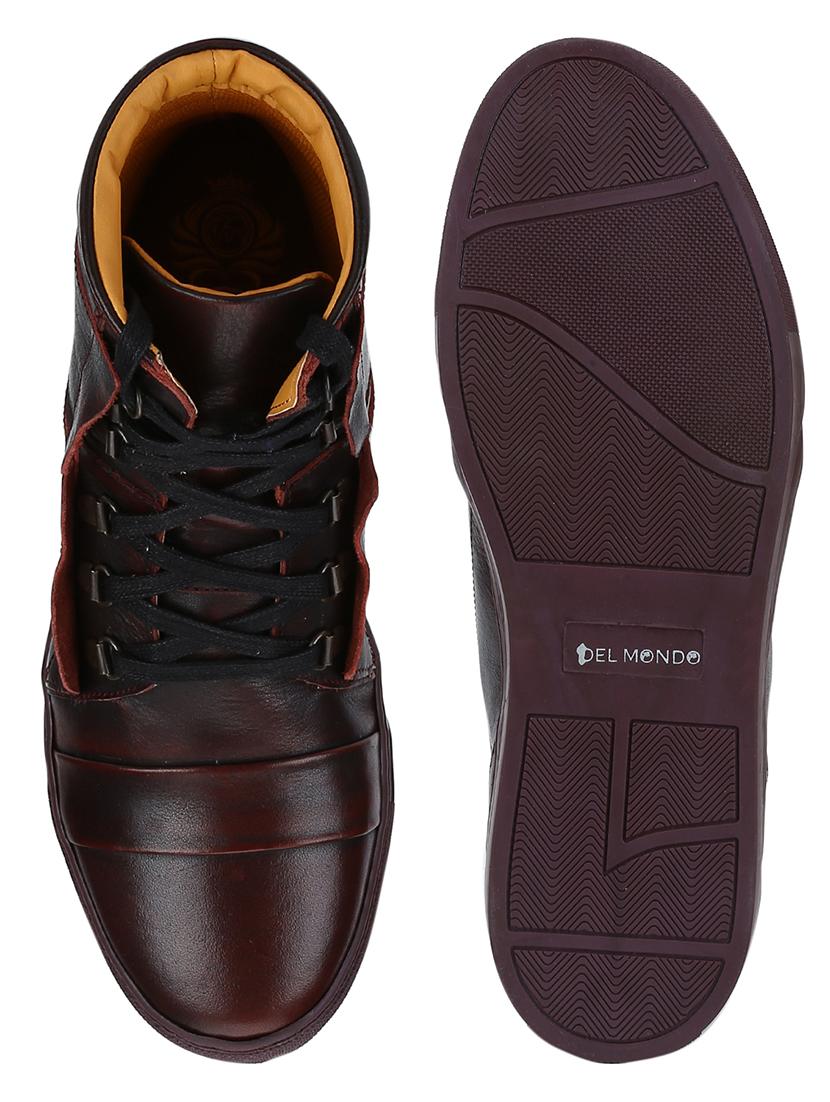 brown leather lace up boots - 17653348 - Zoom Image - 5