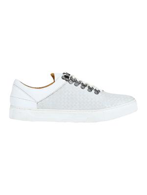 white leather lace up sneakers - 17653368 - Standard Image - 2