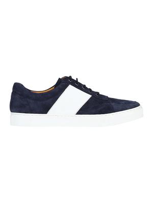 blue colored lace up sneaker - 17653378 - Standard Image - 2