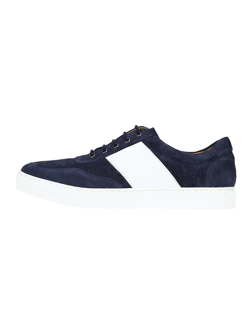 blue colored lace up sneaker - 17653378 - Zoom Image - 3