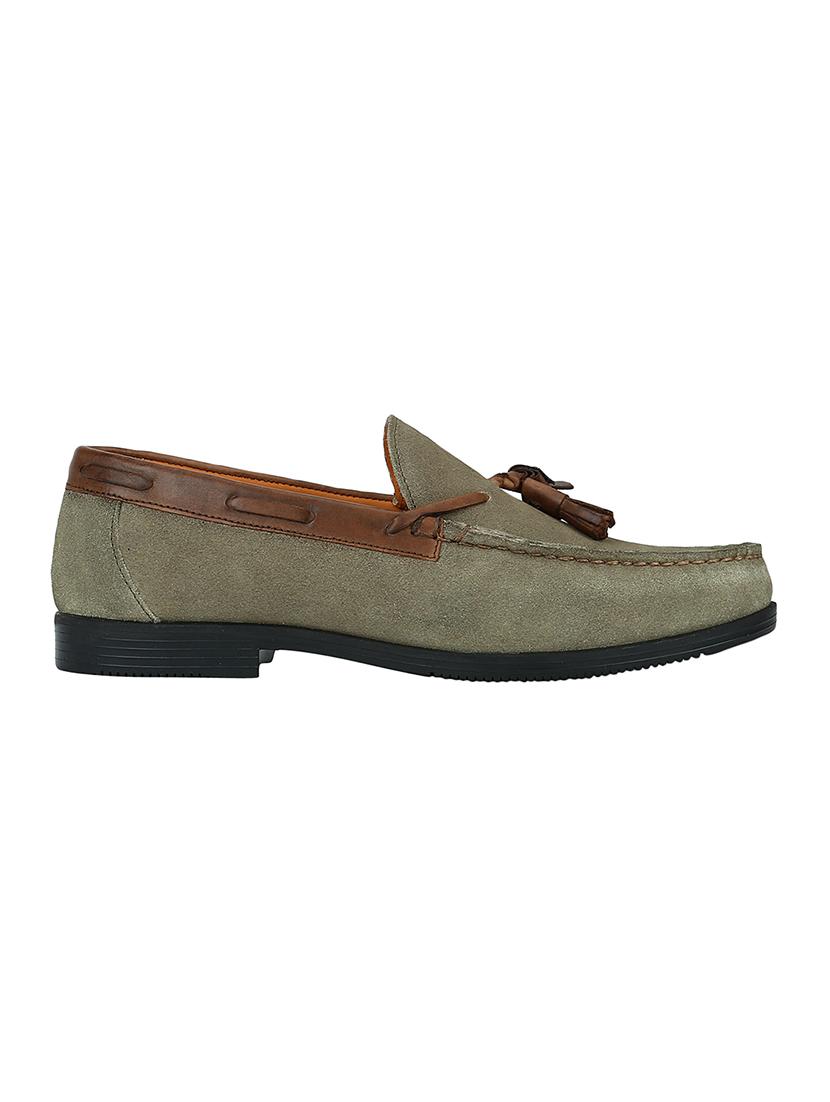 grey colored slip on loafer - 17653420 - Zoom Image - 2