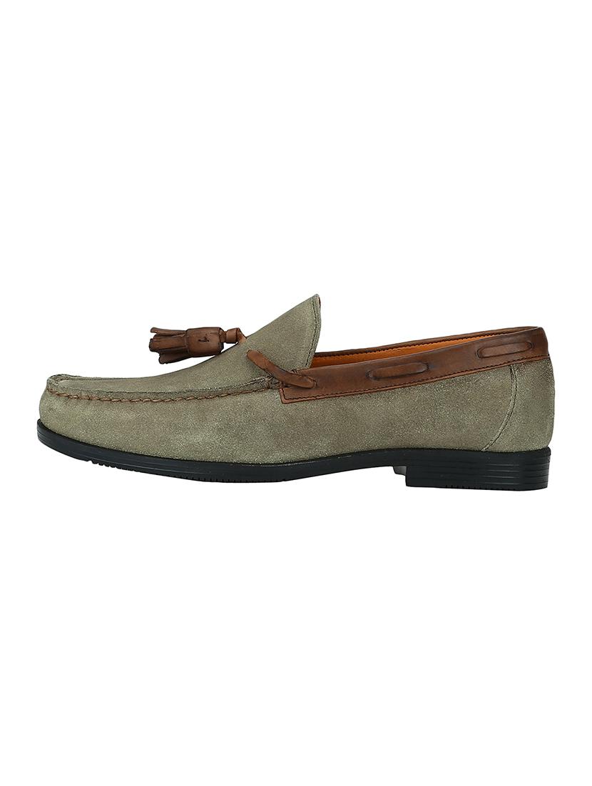 grey colored slip on loafer - 17653420 - Zoom Image - 3