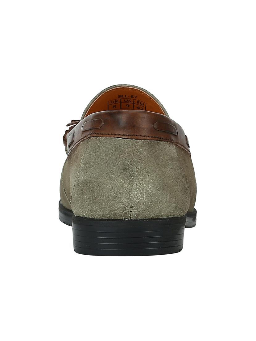 grey colored slip on loafer - 17653420 - Zoom Image - 4