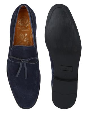 blue suede slip on loafers - 17653484 - Standard Image - 5