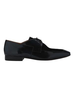 black colored lace-up derby - 17653530 - Standard Image - 2