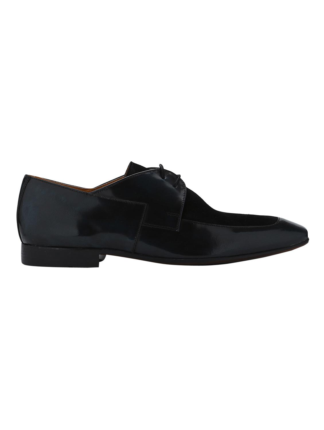 black colored lace-up derby - 17653530 - Zoom Image - 2