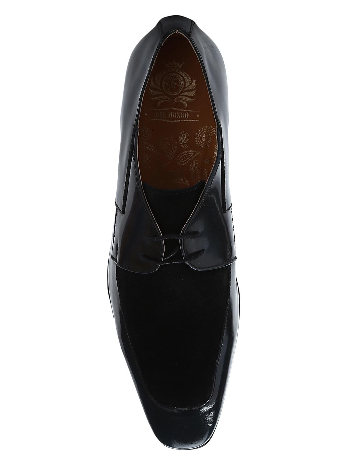 black colored lace-up derby - 17653530 - Zoom Image - 4