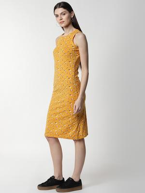 round neck floral bodycon dress - 17653553 - Standard Image - 2