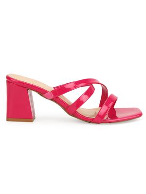 pink patent leather slip on sandals - 17653661 - Standard Image - 2