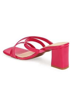 pink patent leather slip on sandals - 17653661 - Standard Image - 3