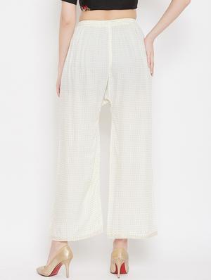 high rise relaxed fit palazzo - 17653825 - Standard Image - 3